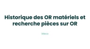 15.2 - Historique des or matériel et recherche pièce sur or