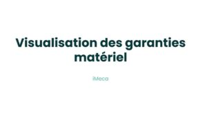 15.3 - Visualisation des garanties matériel