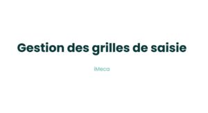 17.2 - Gestion des grilles de saisie