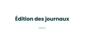 19.1 - Edition des journaux